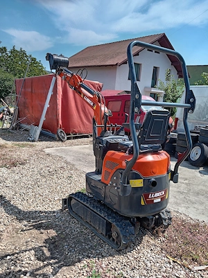 Miniexcavator NOU 1200 kg  Lubeck X12 trei cupe si picon - imagine 4