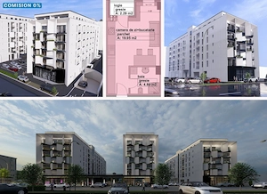 Apartament de vânzare, tip studio, finisat, etaj 3, Comision 0%