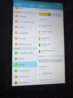Tableta samsung