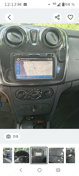 Vand Sandero 2018  105000km reali impecabila  - imagine 3