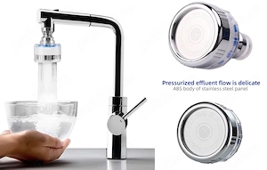 filtru de apa pentru chiuveta robinet bucatarie sau baie universal, mobil in stil cap de dus, nou