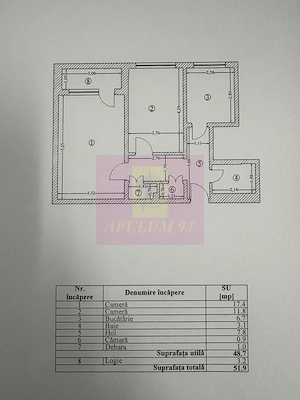 Apartament 2 camere langa complexul comercial Auchan Titan - imagine 8