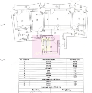 Apartament cu 4 camere de vânzare Lujerului Militari