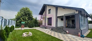 Săbăreni, casă P+1E, 137 mp utili, terasă, CT, pivniță, garaj, asfalt - imagine 2