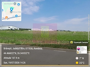 Branesti - Teren 3300 mp vizavi de blocurile Makita - imagine 4