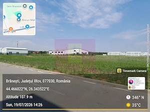 Branesti - Teren 3300 mp vizavi de blocurile Makita - imagine 3