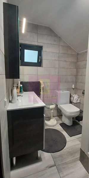 Săbăreni, casă P+1E, 137 mp utili, terasă, CT, pivniță, garaj, asfalt - imagine 16