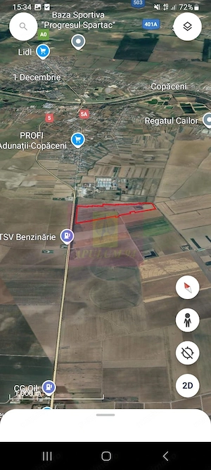 Teren 40ha Adunatii Copăceni | Industrial/ Logistic - imagine 4