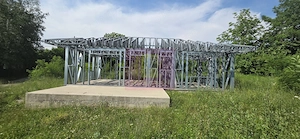 Casa pe structura metalica si teren de 757 mp de vanzare in Brebu