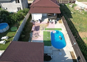 Casă nouă Săbăreni, terasă, piscină, foișor, barbeque, curte 440 mp - imagine 15