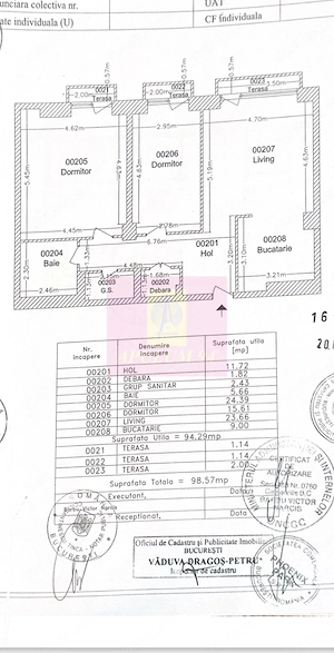 Apartament 3camere in complexul New Town Residence Dristor,parcare - imagine 7