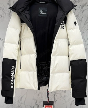 Geaca  ski Moncler Grenoble Curtis Black & White