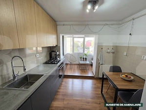 Apartament decomandat cu 2 camere, 52.82 mp - Sf. Gheorghe - imagine 13
