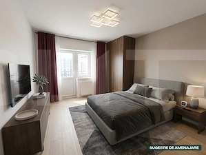 Apartament decomandat cu 2 camere, 52.82 mp - Sf. Gheorghe