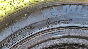 Jante de tablă 5x112 + Michelin Alpin 6 205/55 R16 91H M+S - imagine 2