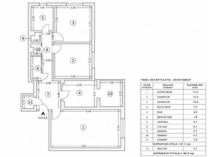 Apartamente cu 3 camere de închiriat , Militari-Uverturii - imagine 11