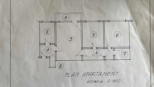Apartament 3 camere, Mihai Bravu-Obor-Iulia Hasdeu, 59mp, anvelopat - imagine 5