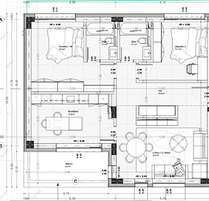 Apartament 3 camere Faleza Nord 94,2 mp | bloc boutique | finalizare martie 2027 - imagine 2