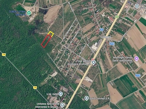 TEREN INTRAVILAN 4.000 mp CIOLPANI  Lângă pădure, acces rapid DN1, toate utilitățile Pret NEGOCIABIL