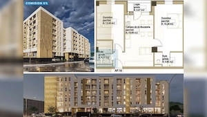 Apartament 3 camere, 72.09mpc, etaj 1, lift, Comision 0%