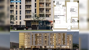 Apartament 2 camere, 48.33mpc, etaj 1, lift, Comision 0%