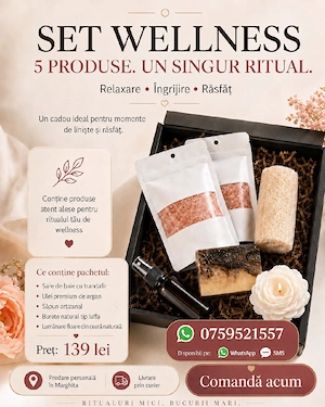 Set cadou produse de îngrijire personala wellness!