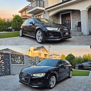 Audi A 3 S-line  Navi Camera 1.6 tdi Olanda incalzire scaune Dublu Climatronic Bi-Xenon - imagine 6