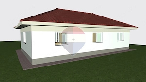 Casă individuală 4 camere în Hălchiu pe parter| Comision 0 - imagine 2