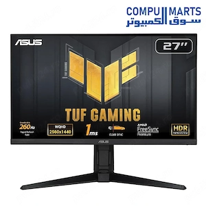 Monitor Gaming LED IPS ASUS VG27AQ, 27", WQHD, 165Hz, G-Sync, negru