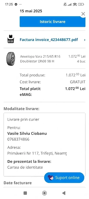 jante aliaj R16 5x114.3 - imagine 2