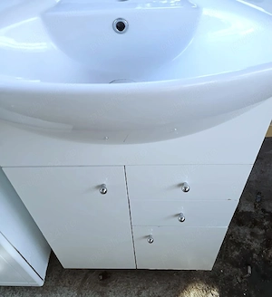 Mască  lavoar pentru baie cu chiuveta ceramica