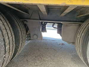 Remorca jumbo tandem 18 tone BDE edscha trailer platforma 7.7m 3.1 înălțime  - imagine 3