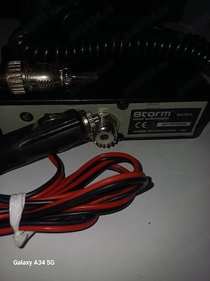Stație Radio CB Storm Matrix 12V / 24V – ASQ, Stare Foarte Bună - imagine 3