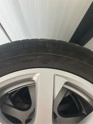 Set Jante+Cauciucuri de iarna 225/55 R17 Continental VancoWinter 2 - imagine 2