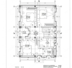 Casa 4 camere de vanzare 117 mpu teren liber 230mp Sibiu in Sura Mica - imagine 4