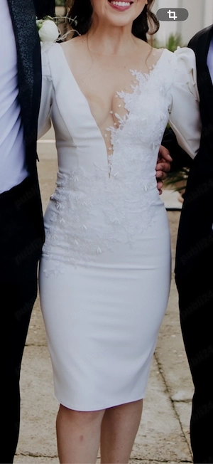 rochie cununia civila Adelina Boie marimea 34 36 