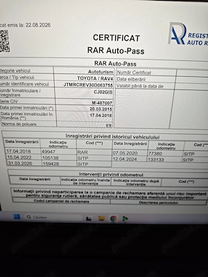 Toyota Rav4,an2015 4x4,2,2d - imagine 9