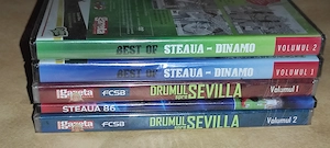 5 DVD SIGILATE meciuri fotbal Steaua - Dinamo - Cupa Campionilor 1986