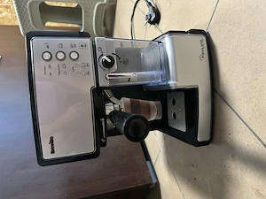  expresor manual BREVILLE Prima Latte VCF045-X 01  1,5 l , 15 bar negru argintiu ca nou 