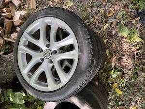 Jante 5x112 R17 + 2 seturi de cauciucuri 225/45/17 - imagine 2