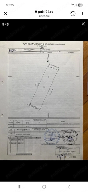 Vânzare teren arabil intravilan