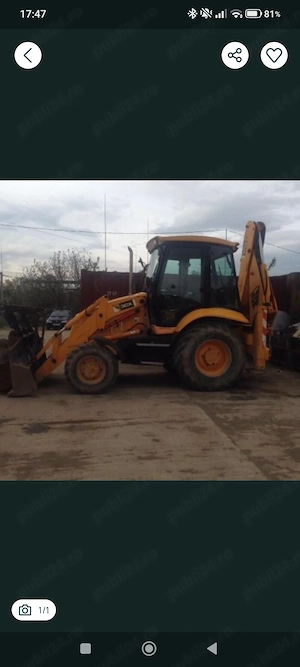 Inchirieri si lucrari cu buldoexcavator 