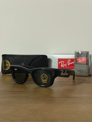 Ochelari de soare Ray-Ban x A$AP Rocky Wayfarer Puffer (RB 4940B)   Set complet