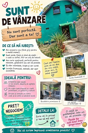 Casa Verde  cu panorama e de vanzare!