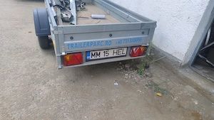 Remorca 750 kg 2.42 m - imagine 2