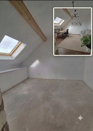 Se vinde 1 2 duplex modern,garaj în casă, etaj mansardat cu pod izolat - imagine 7