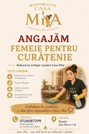 Ristorante Casa Mia angajeaza personal - imagine 2
