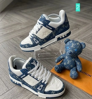 Adidași LV albaștri și roz disponibil dama și barbat