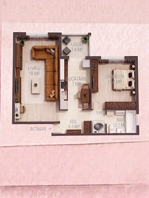 Persoana fizica vand apartament 2 Camere Decomandat | Gheorgheni (Godeanu)