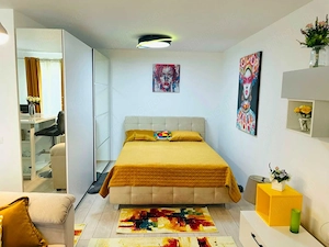 Studio de inchiriat etaj 1 Brasov 40 mp Coresi Top City parcare mobilt si utilat - imagine 4